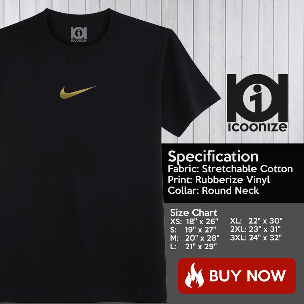 nike black cotton t shirt