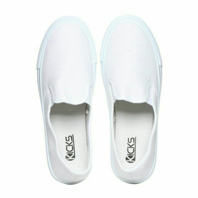 kicks shoes white