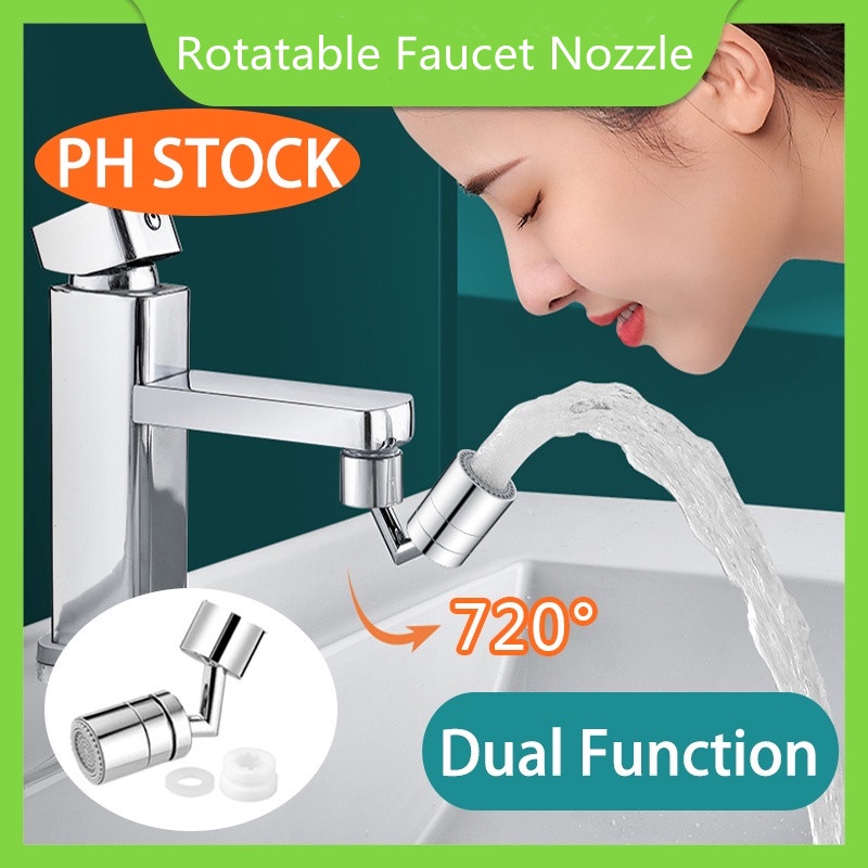 Faucet Nozzle Rotatable Faucet Extender Bubbler Splash Filter Sink