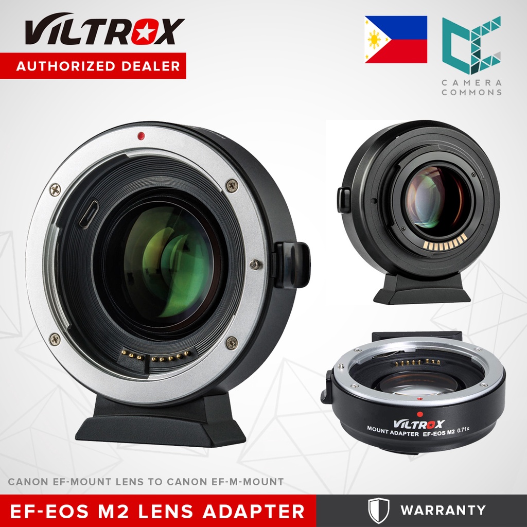 Viltrox EFEOS M2 Lens Adapter 0.71x Speed Booster for Canon EF Lens to