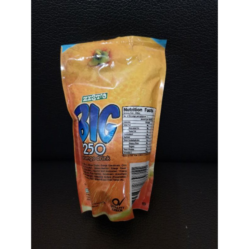 Big250 Zesto Orange Drink 250ml Original Shopee Philippines