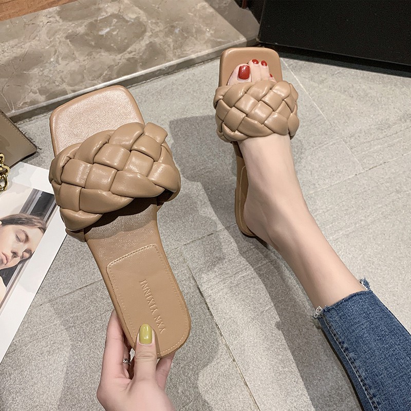 woven bottom sandals