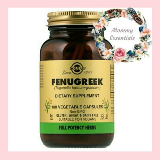Solgar Fenugreek 100 capsules Shopee Philippines