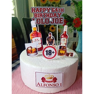 Cake Topper Daddy Drinking Wine Shopee Philippines