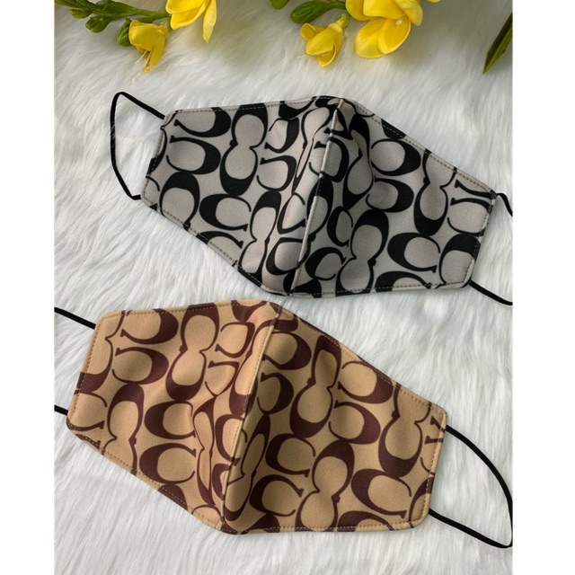 COACH Collection Glam Washable Face Mask Shopee Philippines