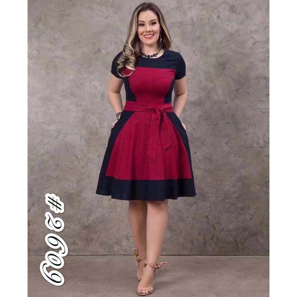 maroon dress for plus size