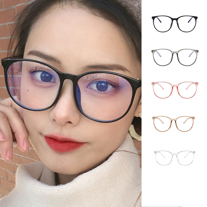 【Ready stock】Eyeglass frame female Korean fashion big face round face ...