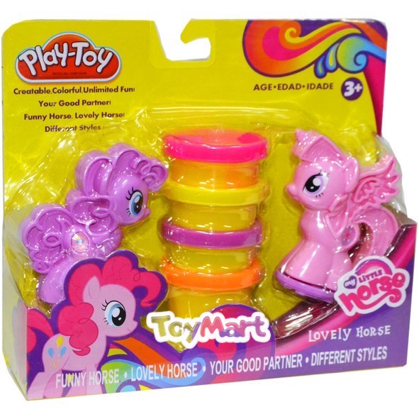 My Little Pony Color Dough Clay Set with Mini Clay Educational Clay Set ...