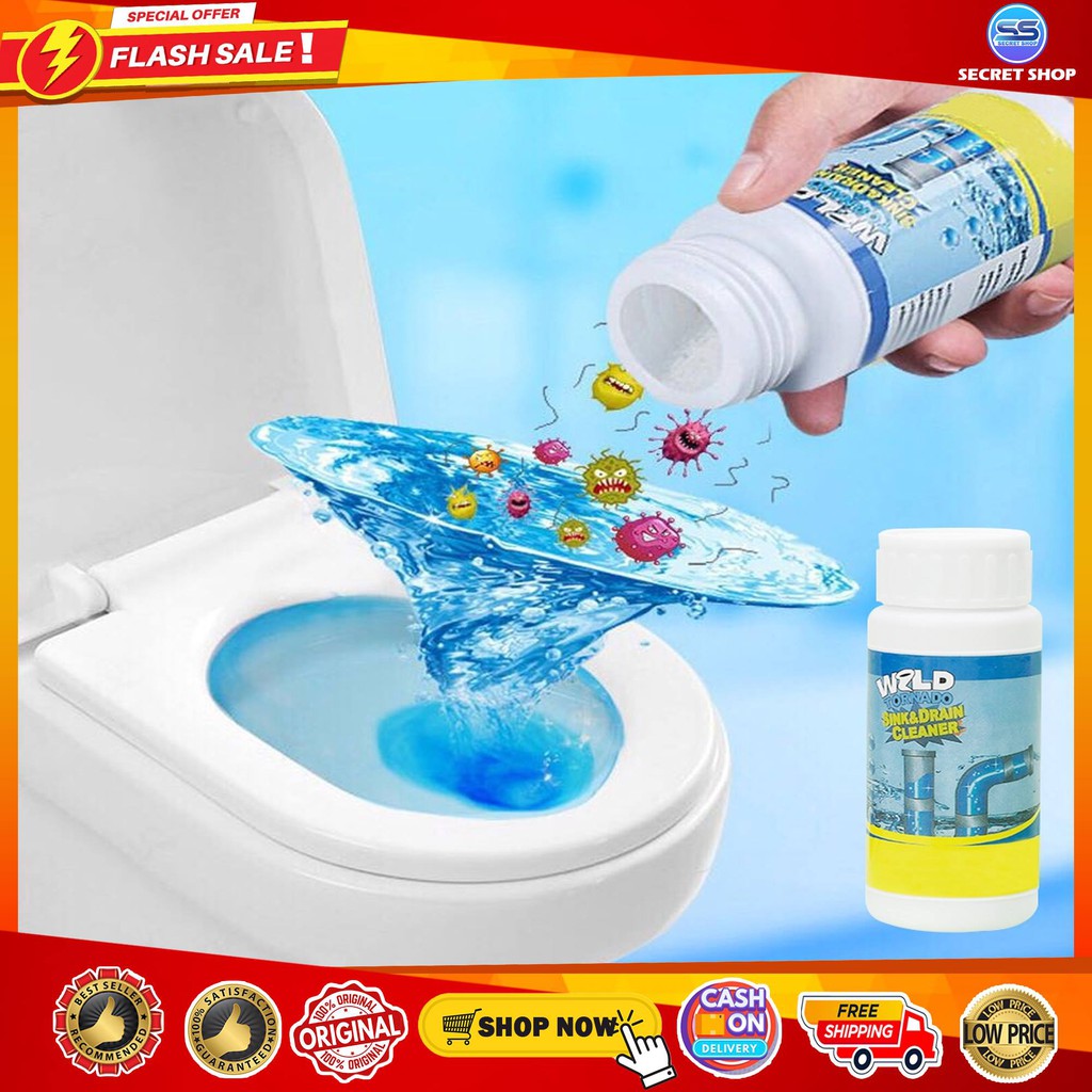 Original Wild Tornado Powerful Sink & Drain Cleaner High Efficiency