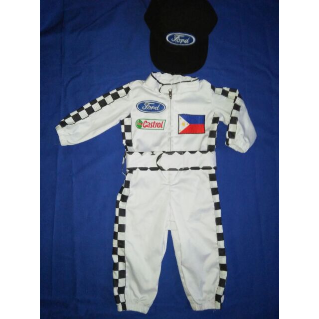 baby racing overalls