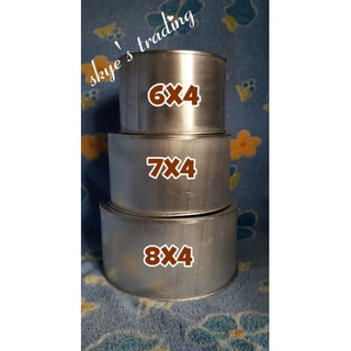 4 Inches Height Wedding Cake Pan 6 7 8 By 4 Shopee Philippines