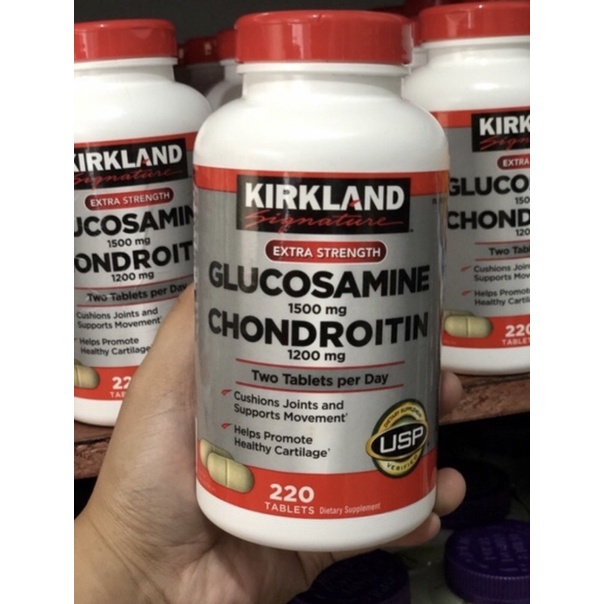 Authentic Kirkland Glucosamine HCL with chondroitin (july 2024 exp