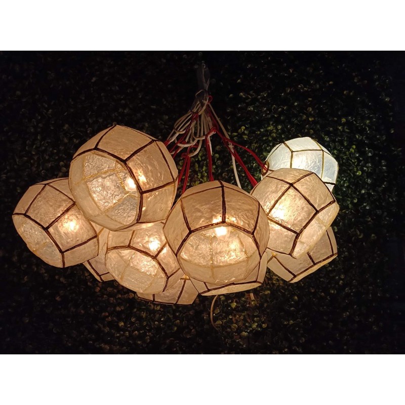 Capiz lantern size 6 set of of 10 Shopee Philippines