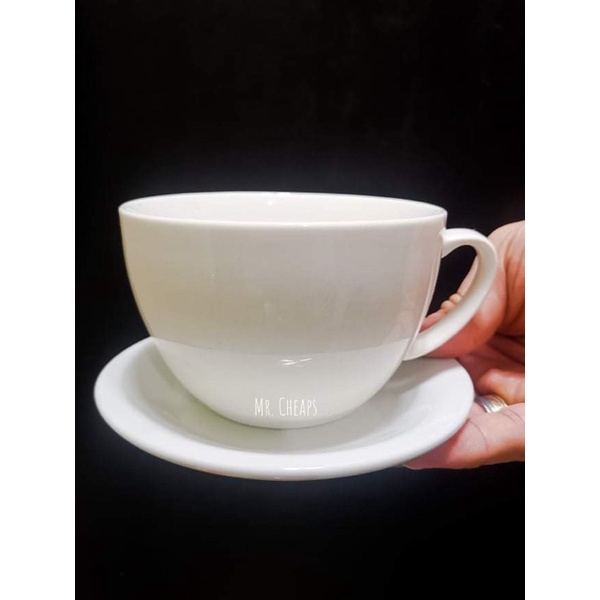 Cafe Latte Cup and Saucer Set (Round) Shopee Philippines