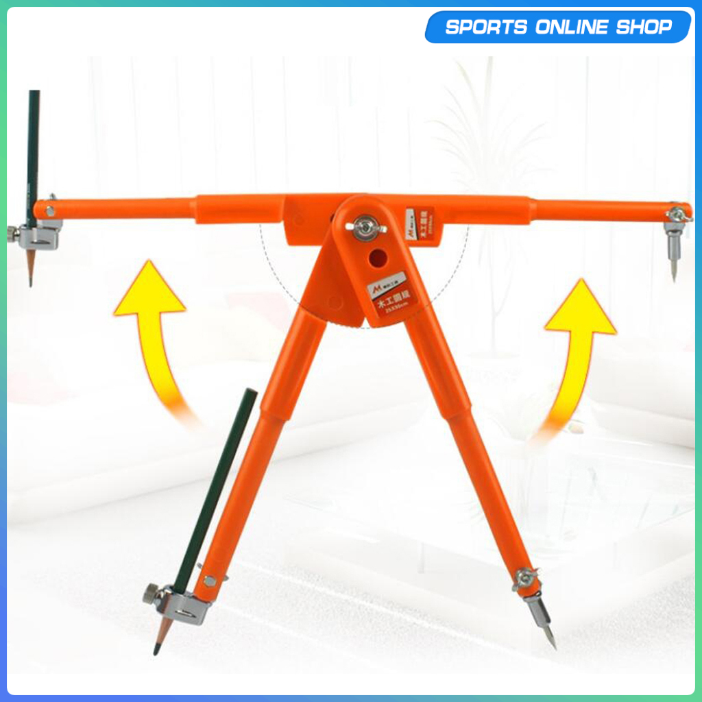 Precision Compass Pencil Holder Divider For Carpenter Quality Drafting S / L