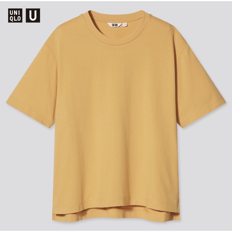 Authentic Uniqlo U Airism Cotton Oversized Crew Neck t ...