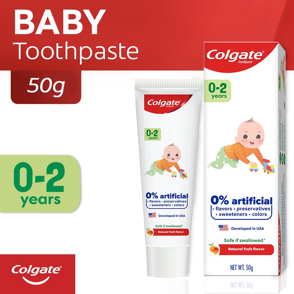 Colgate Kids Free From 02 Years Toothpaste 50g Shopee Philippines