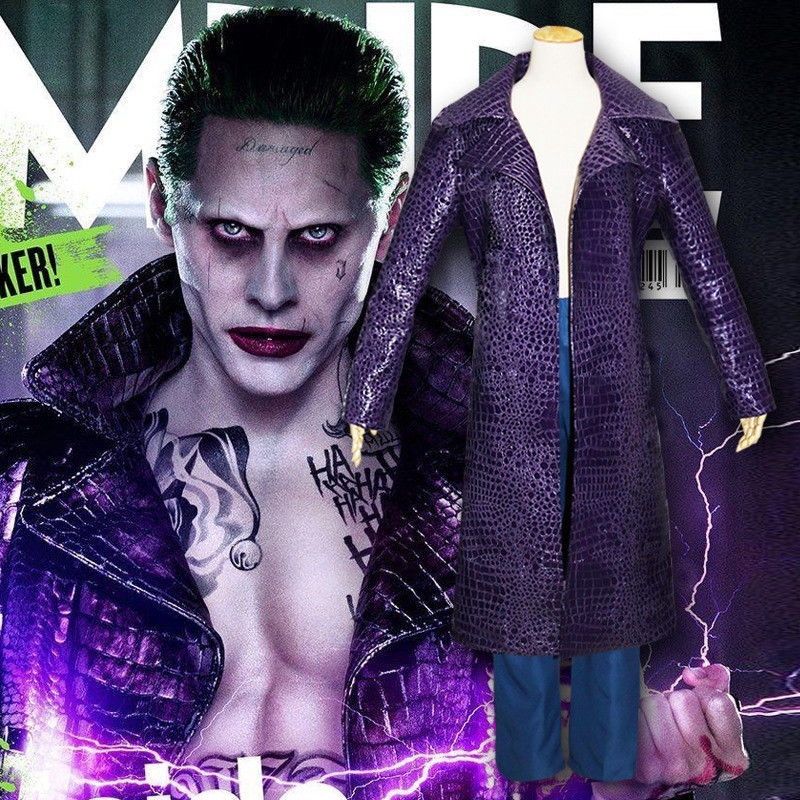 jared leto joker trench coat