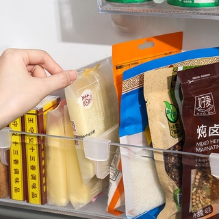 Refrigerator Partition Freely Adjustable Food Storage Rack Drugs Cosmetics Separating Shelve Divider #2