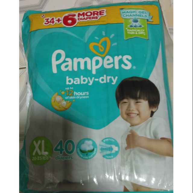 pampers xl tape