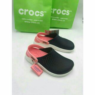 crocs literide navy melon