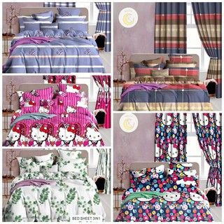 Sale!!! Dolce 3 IN 1 Bedsheet(Single Size) Full Garter Bedsheet 2Pillow Cases and 1 Bed Sheet #15