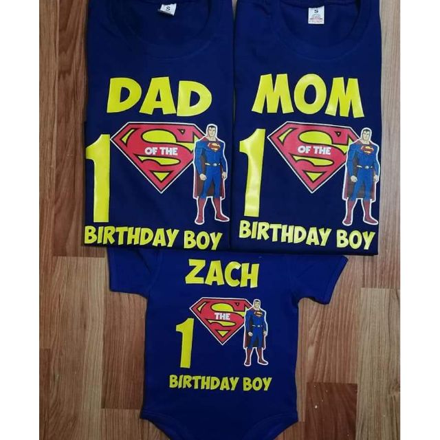 superman birthday shirt