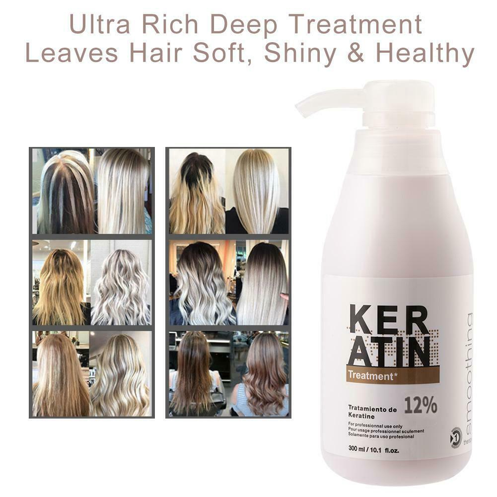 straightening dry hair