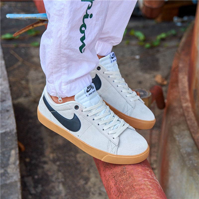 nike sb blazer on feet