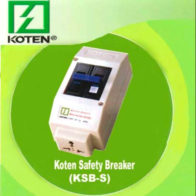 Koten Safety Breaker with Universal Outlet 30 Amperes ( KSB - S ...