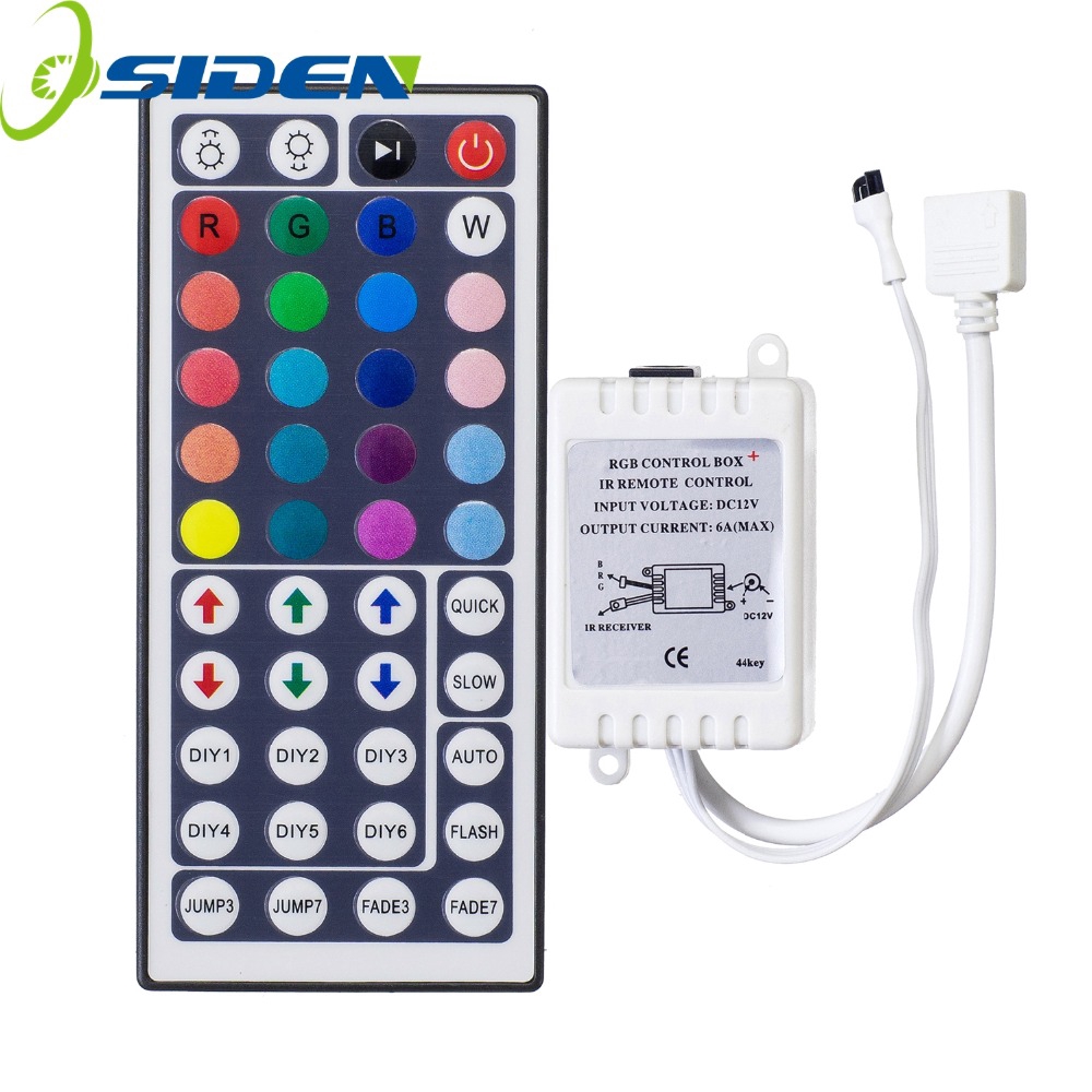 Dc12v 24 Key 44 Key Led Controller Rgb Controller Led Lighting Controller Infrared Remote 0579