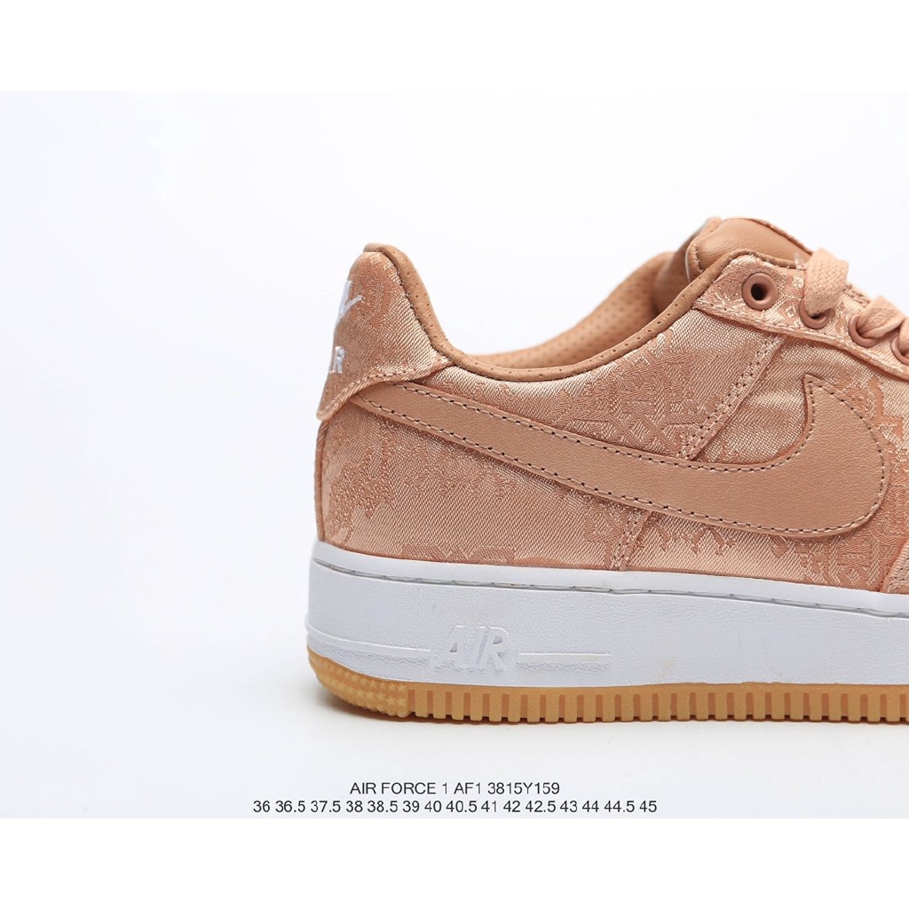 nike air force white and rose gold