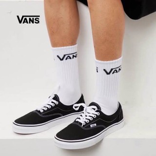 white socks black vans