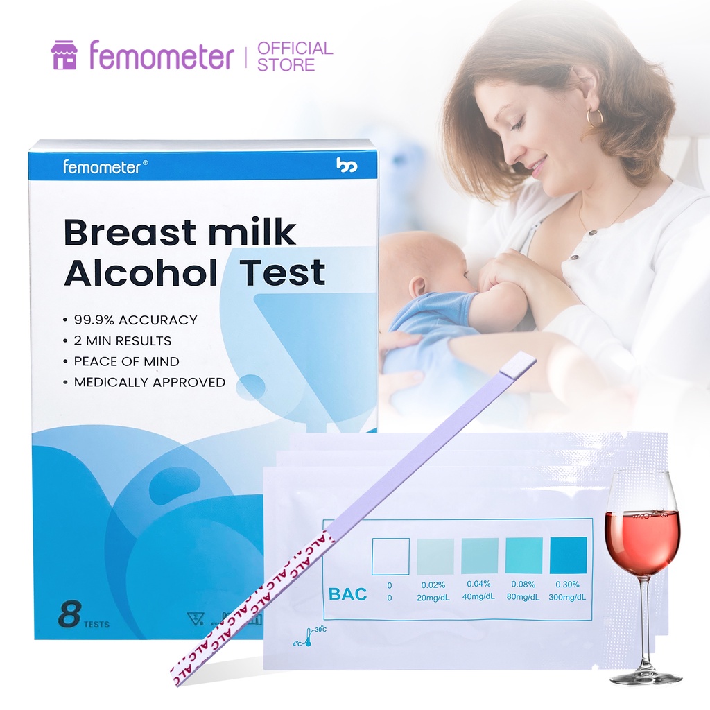 femometer Breast Milk Alcohol Test Alcohol in Breast Milk for