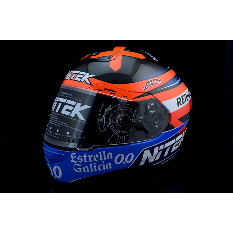 nitek carbon fiber helmet