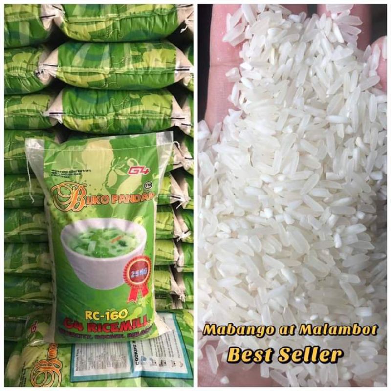 Buko Pandan Rice 25kilos | Shopee Philippines