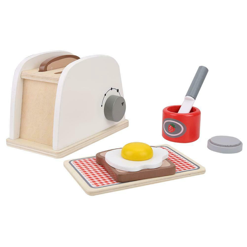 wooden toaster set