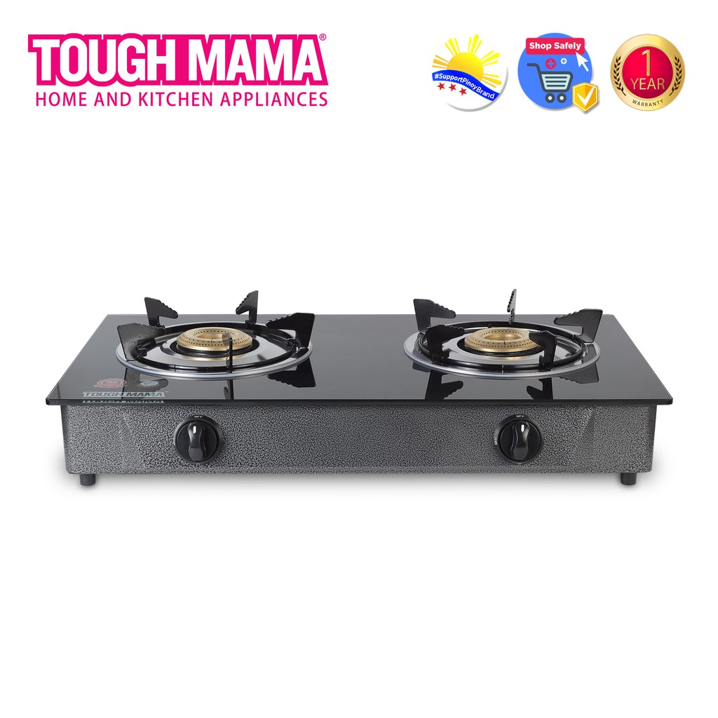Tough Mama NTMGHB-2 Glass Hob Double Burner Gas Stove | Shopee Philippines