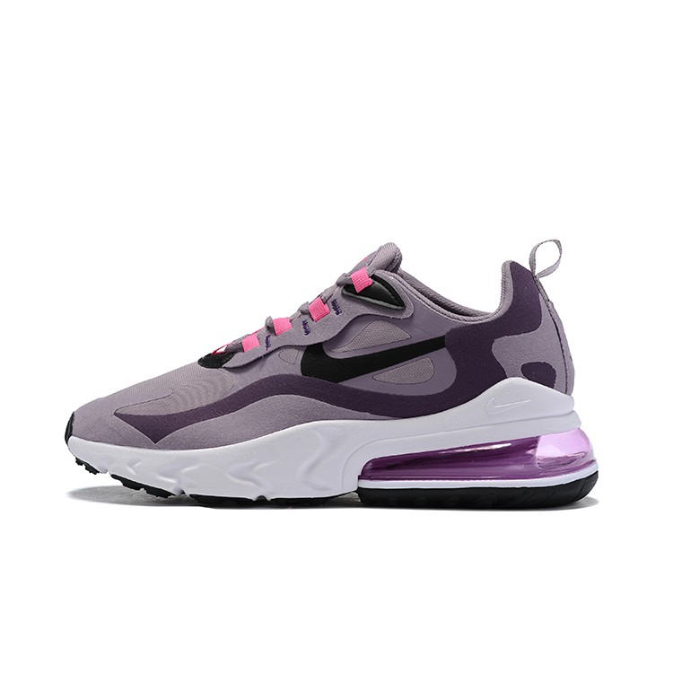 Nike Air Max 270 React Running Shoes For Women Men Black Purple Inspired Shopee Philippines