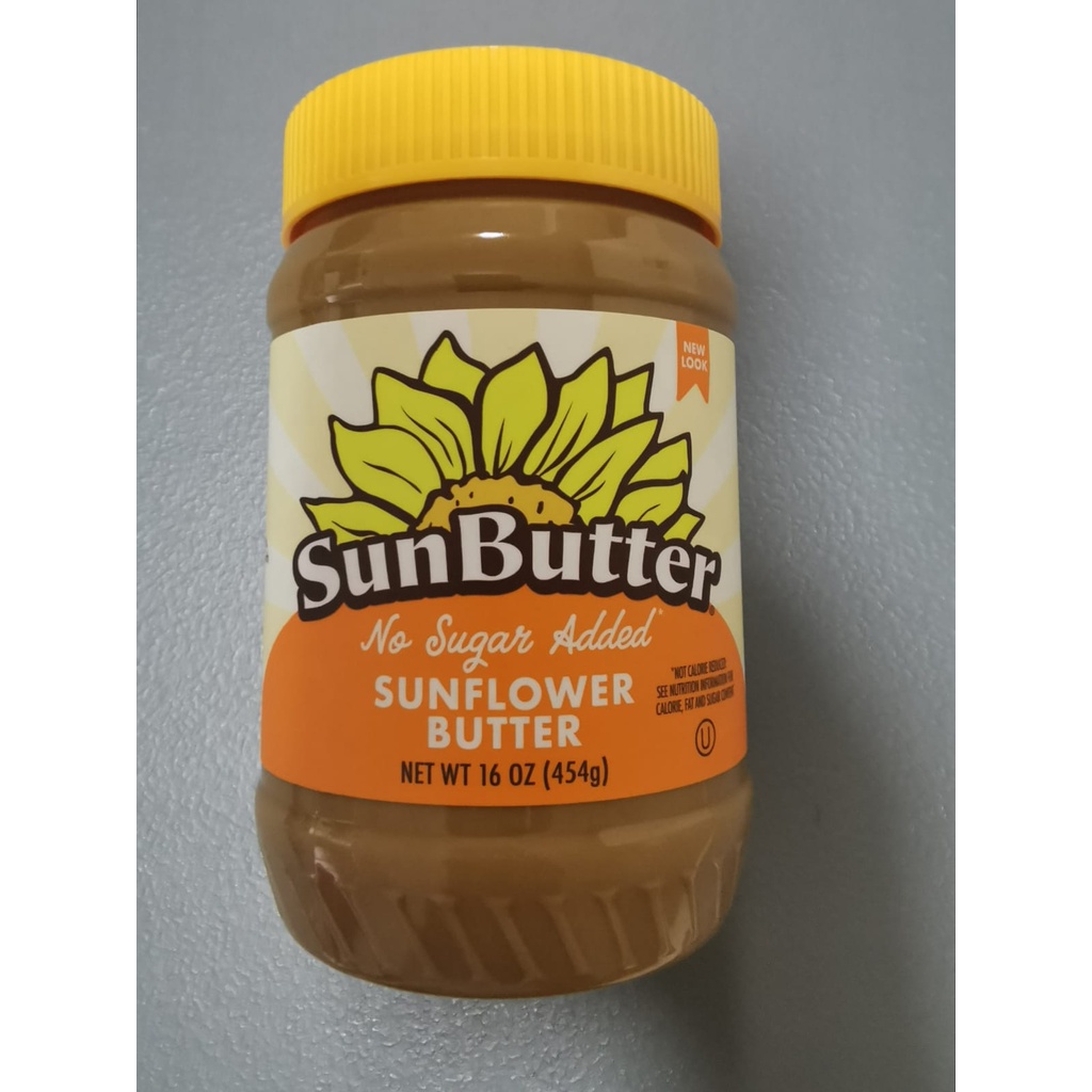 SunButter Sunflower Spread 16Oz (454g) No Sugar Added Keto Shopee