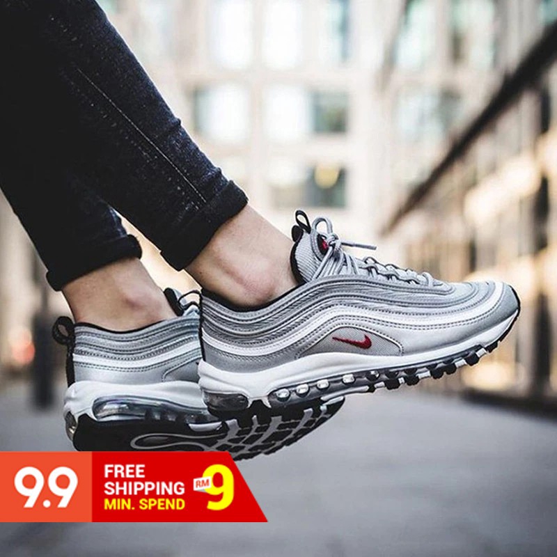 Original ! NIKE Air Max 97 silver bullets shoes reflective Air-cushion  shoes | Shopee Philippines