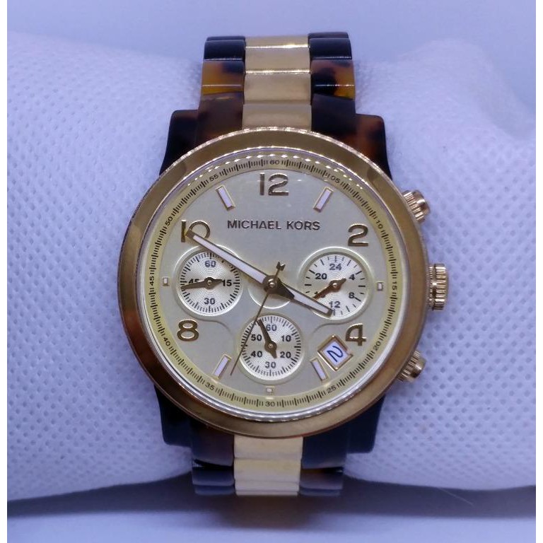 Michael Kors Tortoise Runway MK5138 Watch TSEwatches | Shopee Philippines