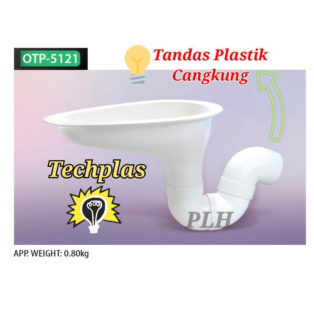 Tandas Plastik Cangkung / Mangkuk Tandas Plastik / Plastic Toilet Bowl