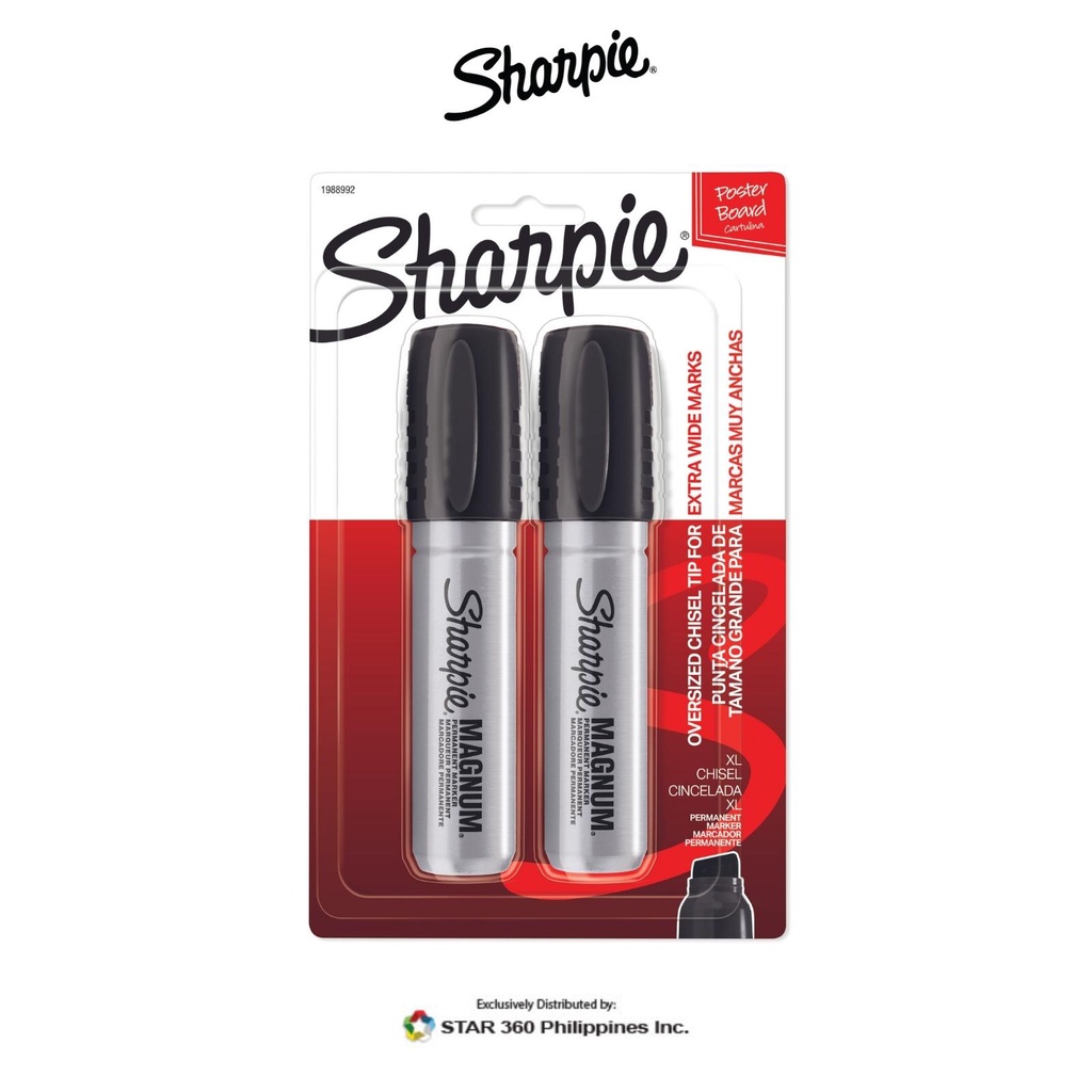 Sharpie Magnum 2ct Black | Shopee Philippines