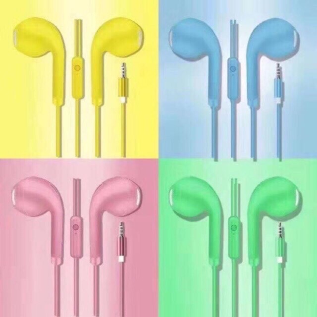 U19 Macaron Universal Headset with In-Line Multi-Function | Shopee