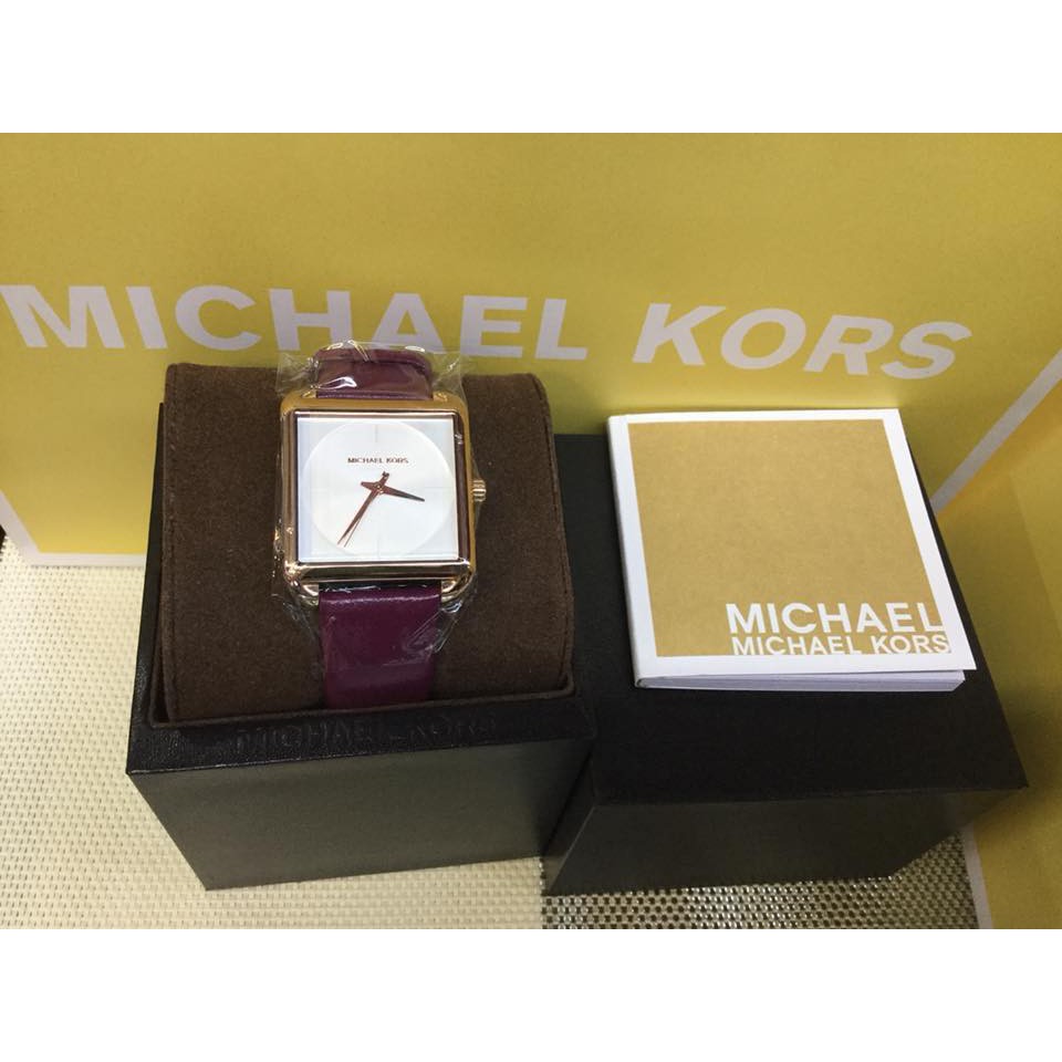 michael kors leather watch price