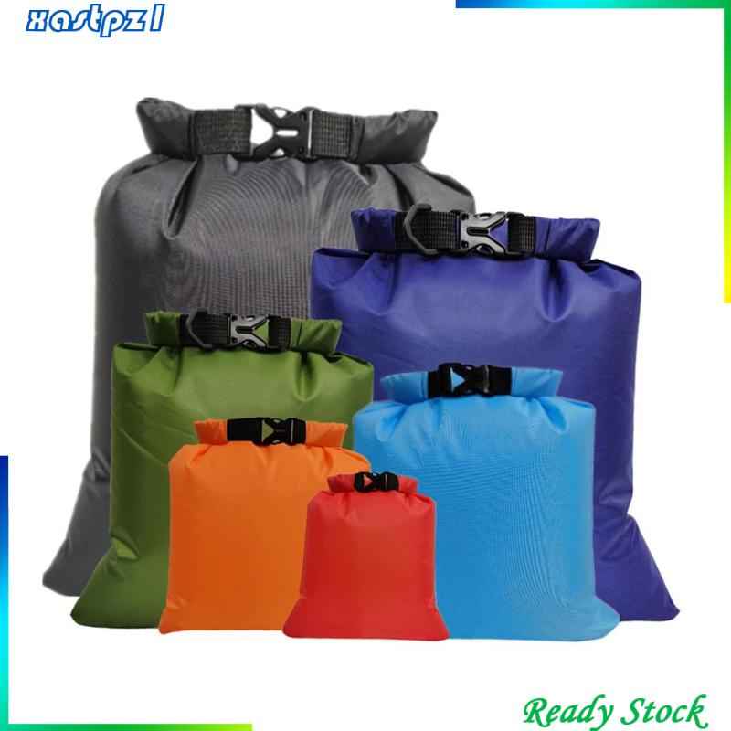 3PC Waterproof Dry Bag Pack For Floating Boating Kayaking Camping 1.5/2.5/3.5L