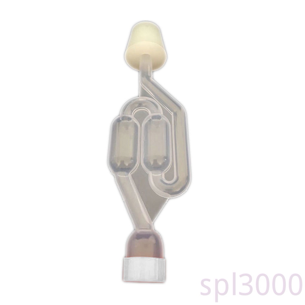 SPLWine Bottle Airlock Homebrew Air Lock Bubble Grommet Oneway Exhaust