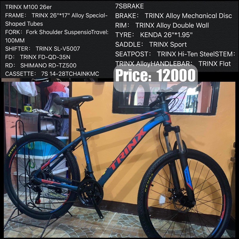 TRINX M100 26er Bike | Shopee Philippines