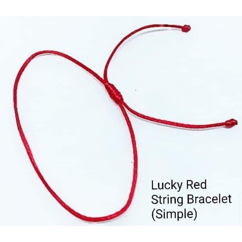 lucky red string bracelet meaning